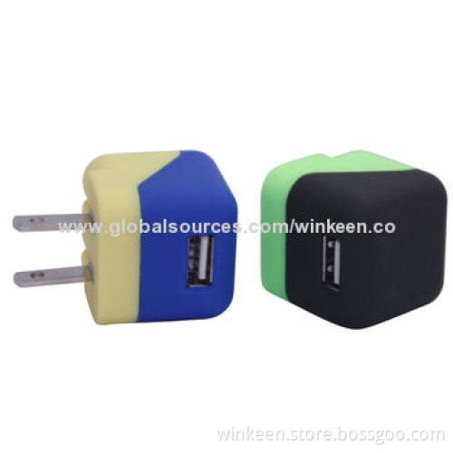ETL approved mini design dual USB Home charger with 5V 2.1A output for smartphone charging